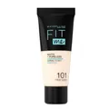 Maybelline New York Fit me! Matte & Poreless Make-up Nr. 101 True Ivory, 30 ml