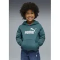 PUMA Kapuzensweatshirt ESS NO. 1 LOGO HOODIE FL PS mit Kapuze, mit gerippten Bündchen, mit Jerseyfutter grün 116