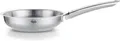 Fissler Bratpfanne Fissler Pure Collection Pfanne 20cm, Edelstahl 18/10 (1-tlg), Superthermic Boden, backofengeeignet (bis 230°C), Made in Germany