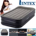 Intex Luftbett 191 x 99 x 42 cm mit integrierter Elektropumpe Camping Gästebett