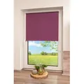 Seitenzugrollo Thermo Klemmfix-Rollo, K-HOME, verdunkelnd, ohne Bohren, Klemmfix, 1 Stück lila 125 cm x 150 cm