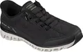 Skechers Damen-Sneaker-Slipper GLIDE-STEP Schwarz-Weiß, Farbe:schwarz, EU Größe:41