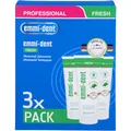 Emmi-dent Ultraschall Zahncreme "Fresh" – Pfefferminz-Geschmack – Ideal für empfindliche Zähne & Zahnfleisch – Vegan – Ohne Mikroplastik & Nanomaterialien – 3x 75 ml