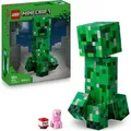 LEGO Minecraft Der Creeper - Gamer Spielzeug -Bewegliche Actionfigur - Interaktives Spielset mit TNT-Element - Kinder DIY Deko - Gaming Geschenk f... - Bronze