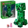 LEGO 21276 Minecraft Der Creeper, bewegl. Actionfigur zum Spielen und Ausstellen