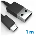 Justcom Doro 8035 USB-Kabel, Micro-USB, USB-A (100 cm), Schnellladekabel, Datenkabel, Handy, Tablet schwarz