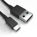 Justcom Micro-USB Ladekabel für Doro 8035 Schwarz 1 m Handy Schnellladekabel Datenkabel