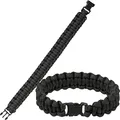 Mil-Tec para Armband 15mm KST.Verschl. schwarz Gr.M