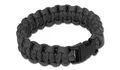 Mil-Tec Survival Armband Paracord Survival Outdoor Bracelet Schwarz M