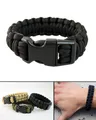 Para Armband 15mm Kst.Verschl. schwarz, Camping, Outdoor, Seil    -NEU-