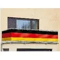 BURI Fahne Deutschlandfahne 5 Meter Fussball Weltmeisterschaft WM Balkonsichtschu