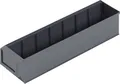 Alutec 66029 Sichtlagerkasten (L x B x H) 400 x 91 x 81mm Dunkelgrau 1St.