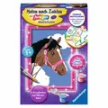 Ravensburger Malen Nach Zahlen Pferd Mal Set Malvorlage Bild Farbige Motivlinien