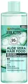 Garnier Fructis Aloe Vera Shampoo, Für normales bis trockenes Haar, Feuchtigkeitspflegende und sanfte Reinigung, Für mehr Glanz und Geschmeidigkeit, Mit Kokosnussöl, Ohne Silikone, Hair Food, 400ml