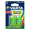 Varta Baby C Rechargeable Energy Akku 2200mAh NI-MH 2er Pack, 56614101402, grün, CR2032