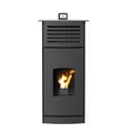 A++ Robin Wood Enya Aqua Weiß Pelletofen Wasserführend 15 kW Pelletkamin Heizung