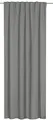 Elbersdrucke Vorhang mit verdecken Schlaufen Sundown 07 grau verdunkelnd Blickdicht 255 x 140 cm Vorhang für Wohnzimmer Schlafzimmer Flur