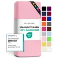 Jersey Spannbettlaken Spannbetttuch Baumwolle Bettlaken 60x12070x140 cm, Rosa