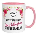 Tasse 88 Geburtstag Frau – „Ausstrahlung Unschlagbar“ – Geburtstagsgeschenk