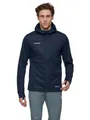 Mammut Ganzjahres-Softshelljacke Ultimate VIII SO Hooded (3-Lagen, winddicht) marineblau Herren