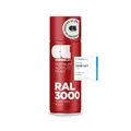 COSMOS LAC Sprühlack rot, glänzend - Spraydosen Sprühfarbe DIY Lack Acryllack Spray Farbspray Sprühdose Lackspray Farbe für Kunststoff, Metall, uvm. (RAL 3000 - feuerrot)
