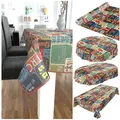 ANRO Tischdecke Wachstuchtischdecke Gartentischdecke Wachstischdecke (Einzelstück 1-tlg), Glatt 140x160cm wasserabweisend rot Eckig | 140 cm x 160 cm x 0.2 mm
