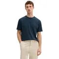Marc O'Polo T-Shirt in softer Slub-Jersey-Qualität blau XL (52)