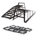 Wiltec Set 2x Auffahrrampe 2t/Paar Auffahrschiene Verladerampe + Verlängerung