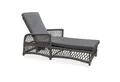 osoltus Wellnessliege osoltus Sonnenliege Gartenliege Hydraulik Polyrattan Liege Anthrazit