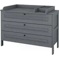 Wickelkommode Vitalispa Ajaton Grau 133 x 98.4 cm mit 3 Schubladen, Model 50169 - Grau