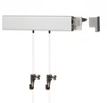 SOFT-RAIL Bilderschienenset Galerieschiene 1,5 Meter (1 x 1,5 m) BUDGET, Wandmontage, inkl. Montagematerial, Seile und Haken
