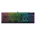 Razer BlackWidow V4 X (Yellow Switch) - Mechanische Gaming-Tastatur mit Razer Chroma RGB (Yellow Switches, 6 eigene Makro-Tasten, Doubleshot-ABS-Tastenkappen) QWERTY US-Layout | Schwarz