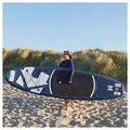 HOME DELUXE SUP-Board Stand Up Paddle Board MOANA, (mit Paddel, Pumpe & Transportrucksack), rutschfest & Single Layer Drop Stitch, Paddelboard, Paddling Board blau L