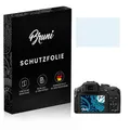 Bruni Schutzfolie kompatibel mit Panasonic Lumix DMC-FZ200 Folie, glasklare Displayschutzfolie (2X)