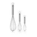 WMF Profi Plus Schneebesen Set 3-teilig, Schneebesen Edelstahl teilmattiert, Rührbesen, Quirl, spülmaschinengeeignet