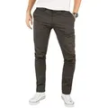 Yazubi Chinohose Herren Chino Kyle mit hohem Tragekomfort braun|grau 36