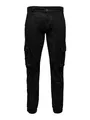 ONLY & SONS Herren Cargo Hose ONSCAM Stage 6687 - Tapered Fit - Grau W27-W38, Größe:32W / 30L, Farbe:Black 22016687