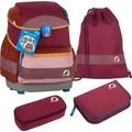 Finkid Schulranzenset 4-tlg. BUDDY EKO SPORT berry mix - Rot
