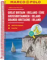 MARCO POLO Reiseatlas Großbritannien, Irland 1:300.000: Straßenatlas und Autoatlas mit Europa in 1:4,5 Mio. Spiralbindung