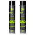 2 x 750ml Spraytive Power Druckluftspray/Druckluftreiniger mit 100mm Sprühverlängerung - PC Reinigungsset zur Reinigung von Tastatur, Computer, Kamera - Air Duster