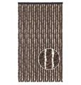 Arsvita Türvorhang Flauschvorhang Breite: 80cm (1 St), Ösen, blickdicht, Insektenschutz Fadengardine für Balkon, Terrasse, Pavillon, Camping