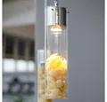 s.luce Pendelleuchte Hängeleuchte MyLight mit Schauzylinder 40cm Chrom