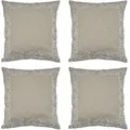 4er Set Zierkissen Dekokissen Kissenbezug Kissen Sofakissen Kopfkissen 40x40cm