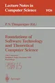 Foundations of Software Technology and Theoretical Computer Science: 15th Conference; Bangalore, India, December 1995. Proceedings (Lecture Notes in Computer Science, 1026, Band 1026)