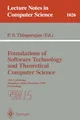 Foundations of Software Technology and Theoretical Computer Science P. S. Thiaga