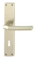 Hoppe Birmingham Aluminium-Langschild-Türgriff-Garnitur 1117/202SP, Buntbart, für Innentüren - neusilberfarben - 2533935