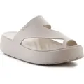 Sandalen Crocs Getaway Platform Toe Loop für Damen - Beige - 41-42