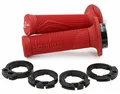 Domino D100 Rot D-Lock MX Lenkergriffe Mit Druck Zug Umlenkrolle Motocross