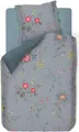 Pip Studio Perkal-Baumwolle-Bettwäsche-Garnitur Fleur Grandeur Farbe Blau Größe 200x200+2x80x80 AL