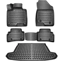 ELMASLINE 3D Gummimatten + Kofferraumwanne Set für Hyundai Tucson 2021-2026 | Hoher Rand | Passt Nicht in Plug-In-Hybrid! | Modelle Ohne Subwoofer